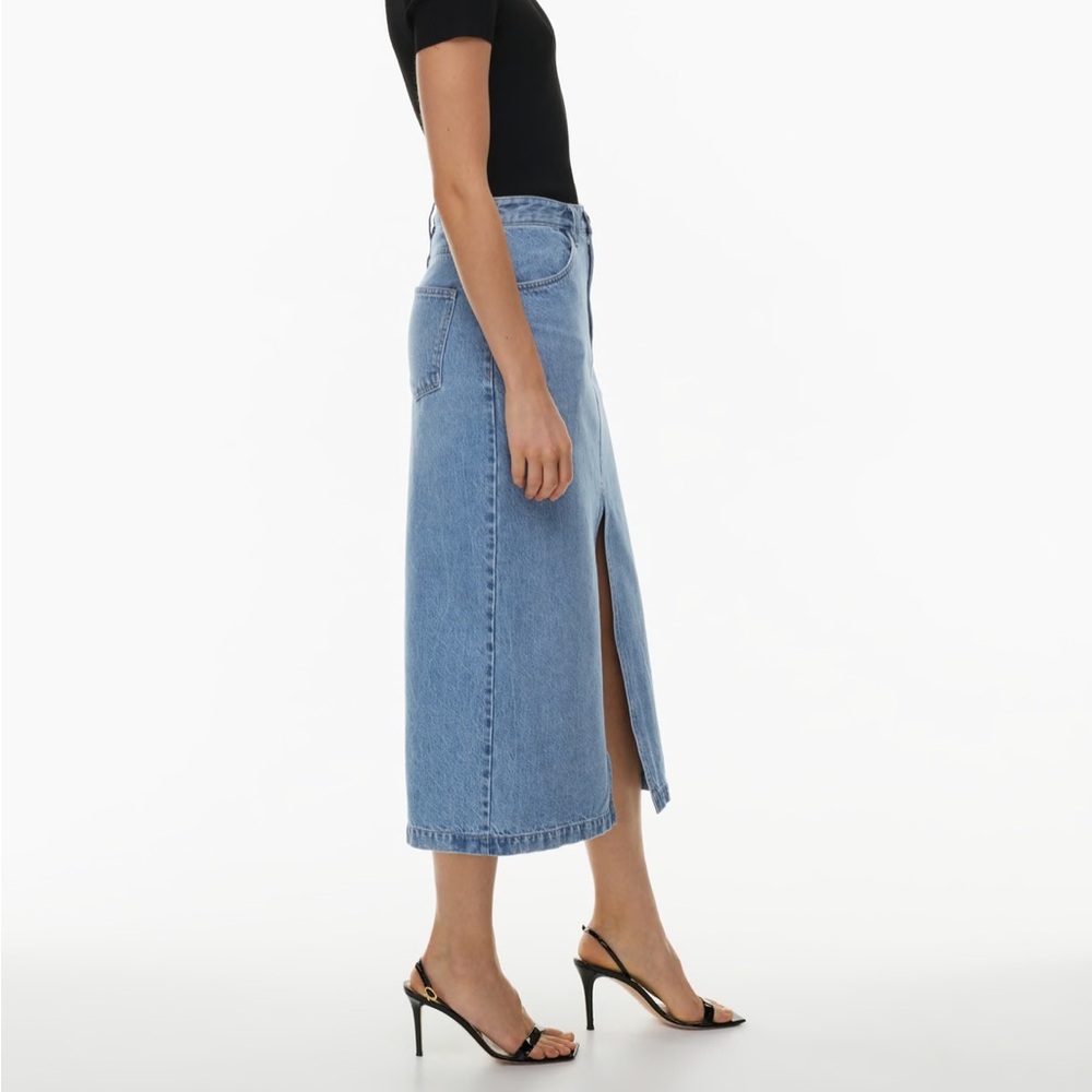 NWT - Babaton Prosper Jean Skirt - Picture 3 of 8